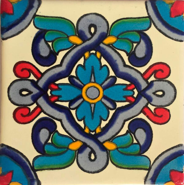 Mundo de Azulejos Azulejo Decorado Mandala