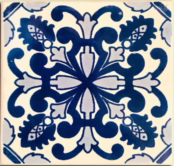 Mundo de Azulejos Azulejo Portugues Funchal Azul