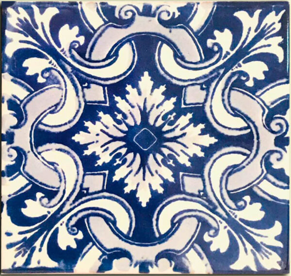 Mundo de Azulejos Azulejo Portugues Madeira Azul