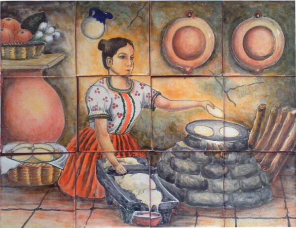 Mundo de Azulejos Murales Cocinera