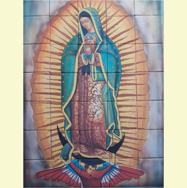 Mundo de Azulejos Murales Virgen maria 1