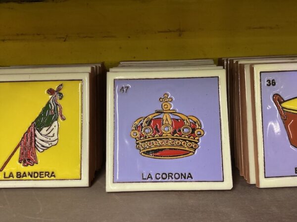 Mundo de Azulejos Loteria La Corona a