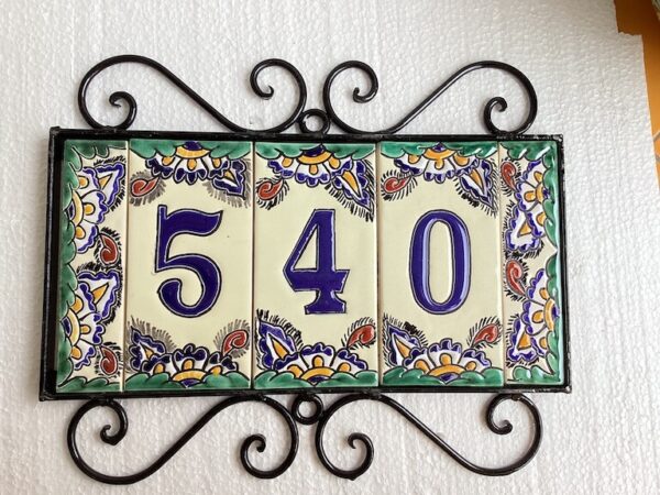 Mundo de Azulejos Porta Numero Triple 02